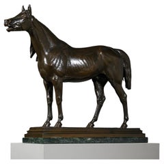Patinated Bronze Statue Of ‘A Horse Calling’, By Isidore-Jules Bonheur