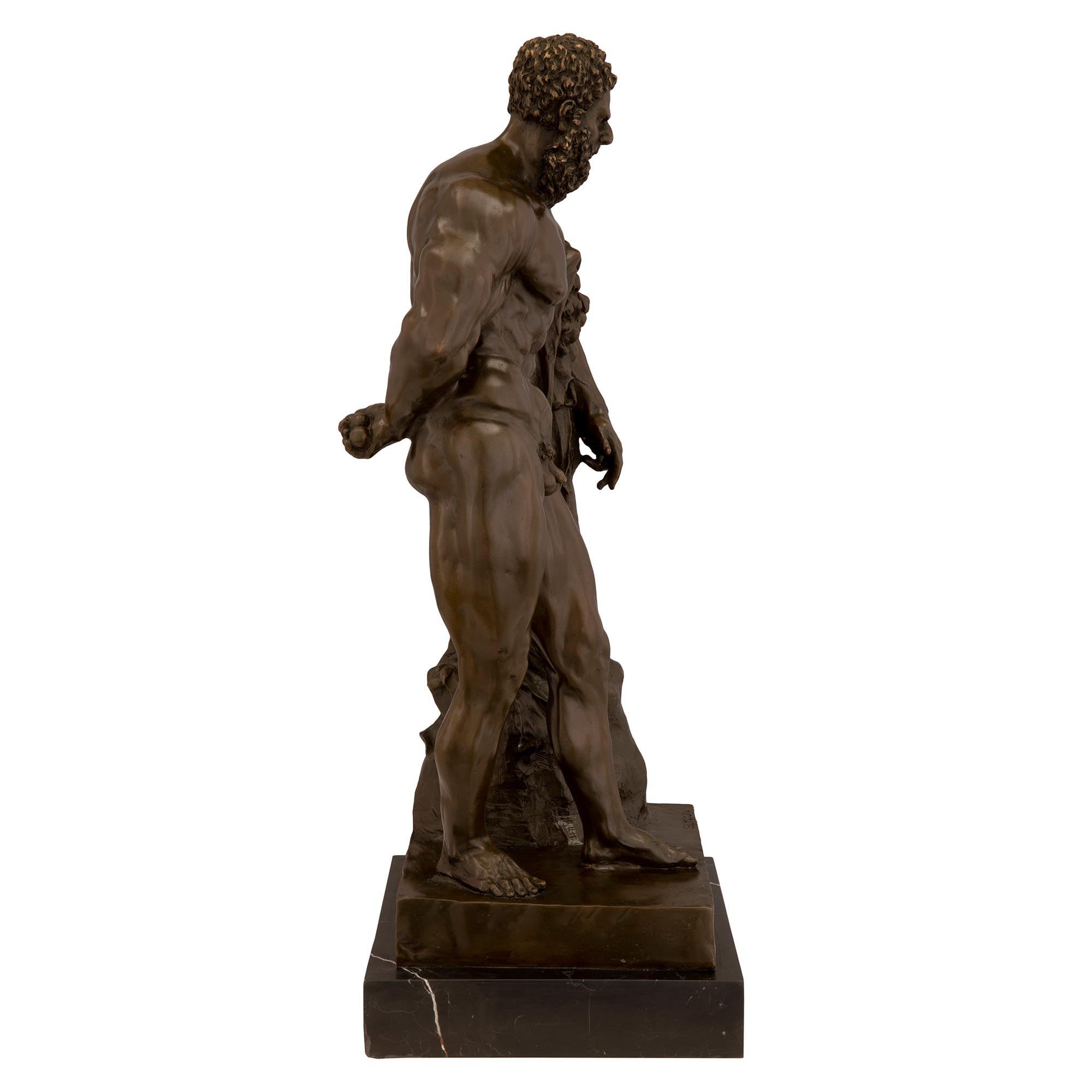 hercules statue bronze