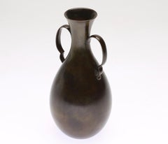 Patinated Bronze Swedish Vase