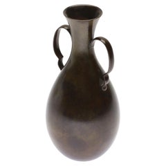 Patinated Bronze Swedish Vase