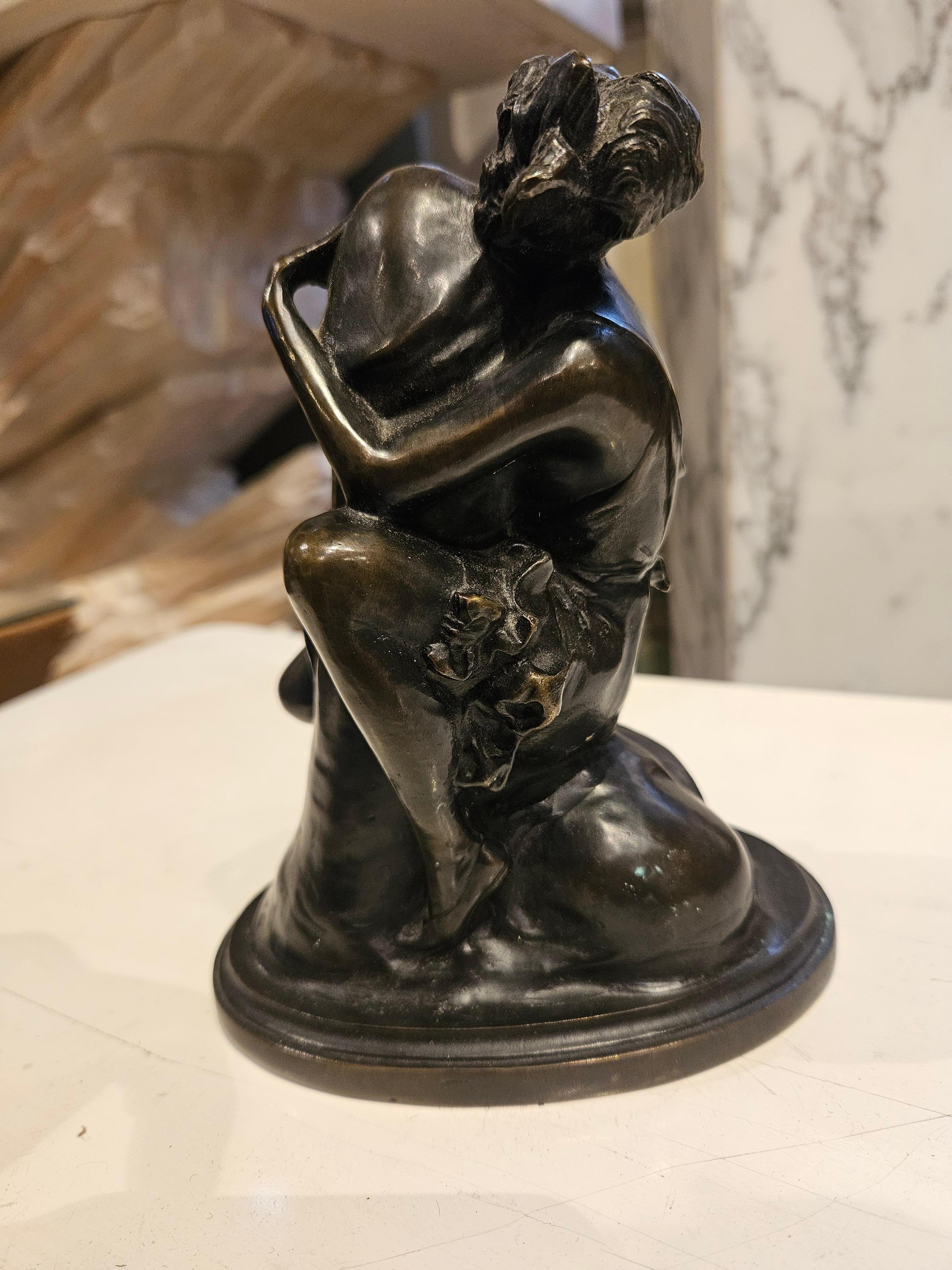 Patinated bronze the 