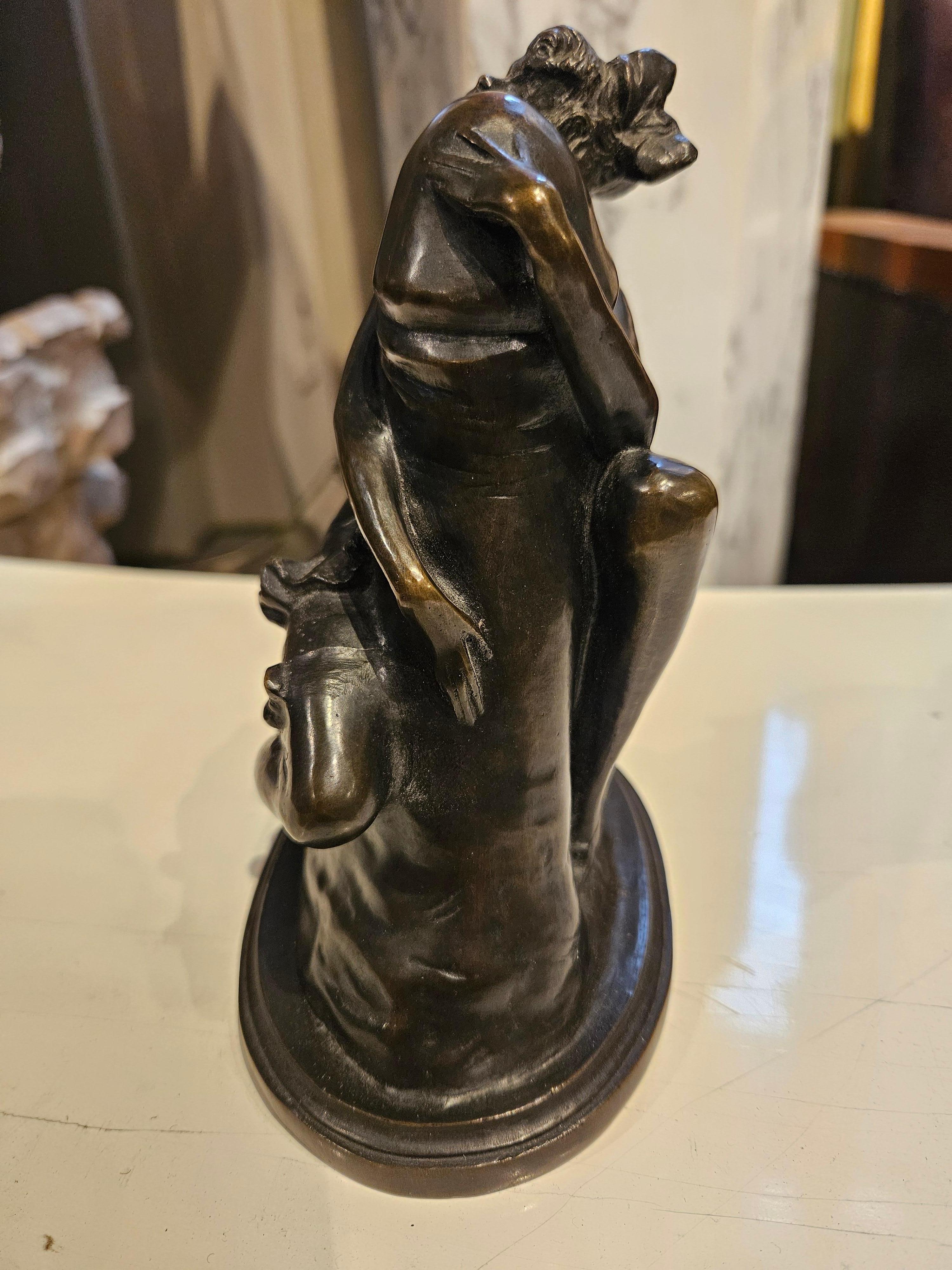 Patinated Bronze the 