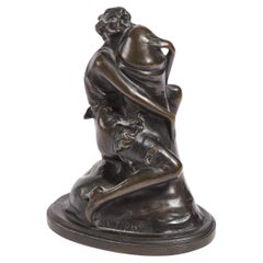 Patinierte Bronze, der „Hugger“ nach Bruno Zach