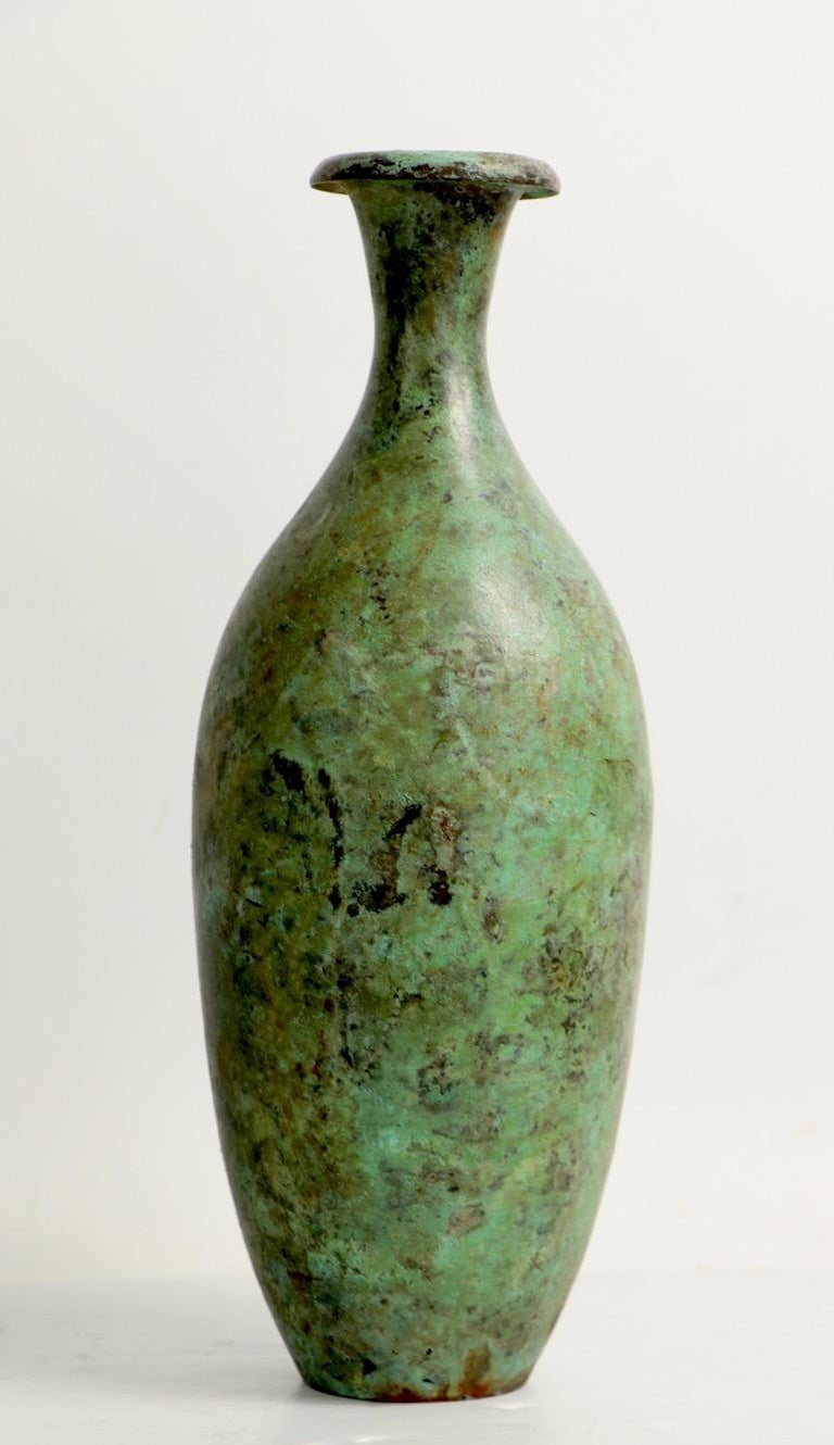 Patinated Bronze Vase Possibly Guldsmedsaktiebolaget For Sale at 1stDibs