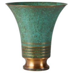 Patinated Bronze Vessel by Carl Sorensen