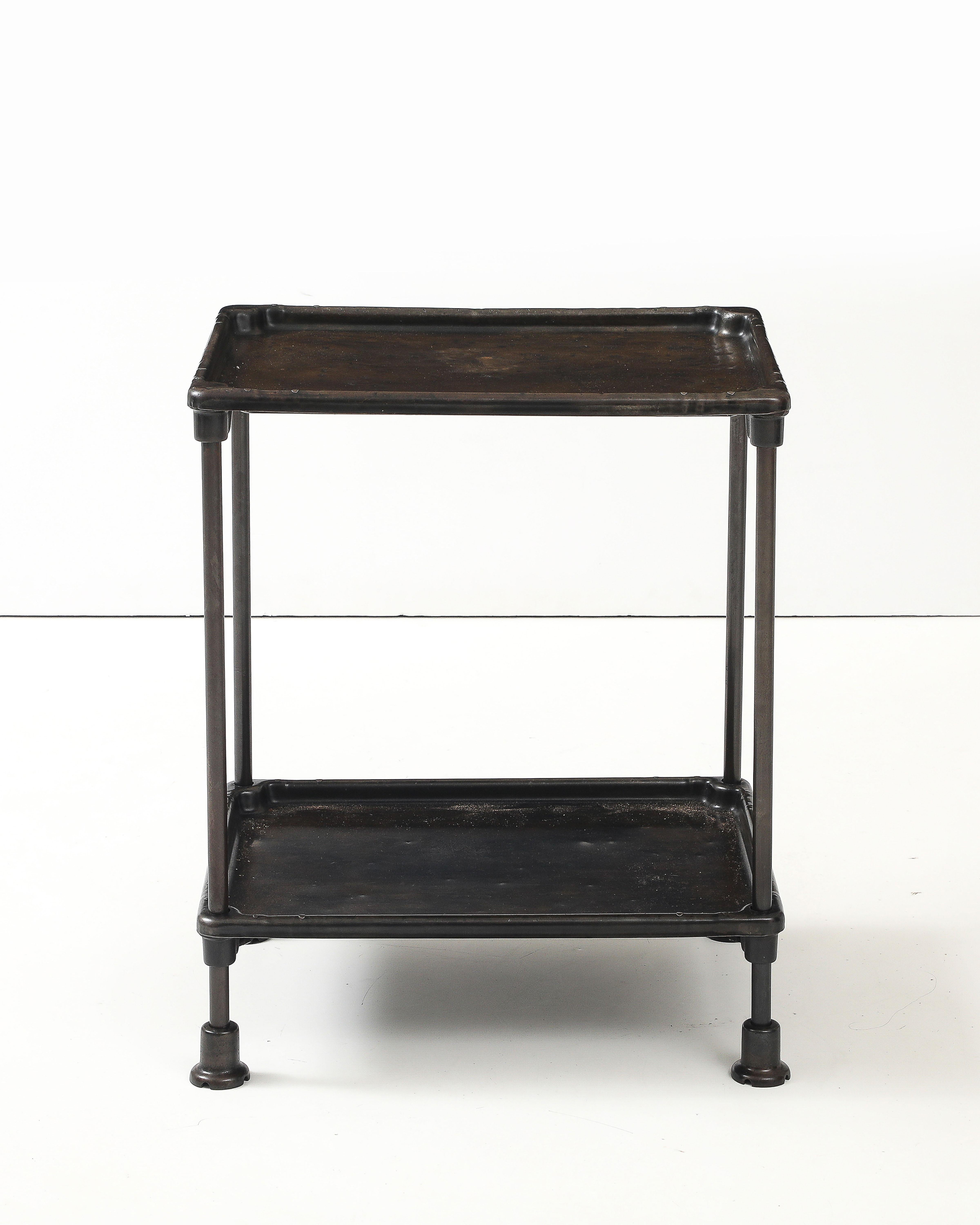 Patinated Cast Iron Side Table, United States, 20th C For Sale 5