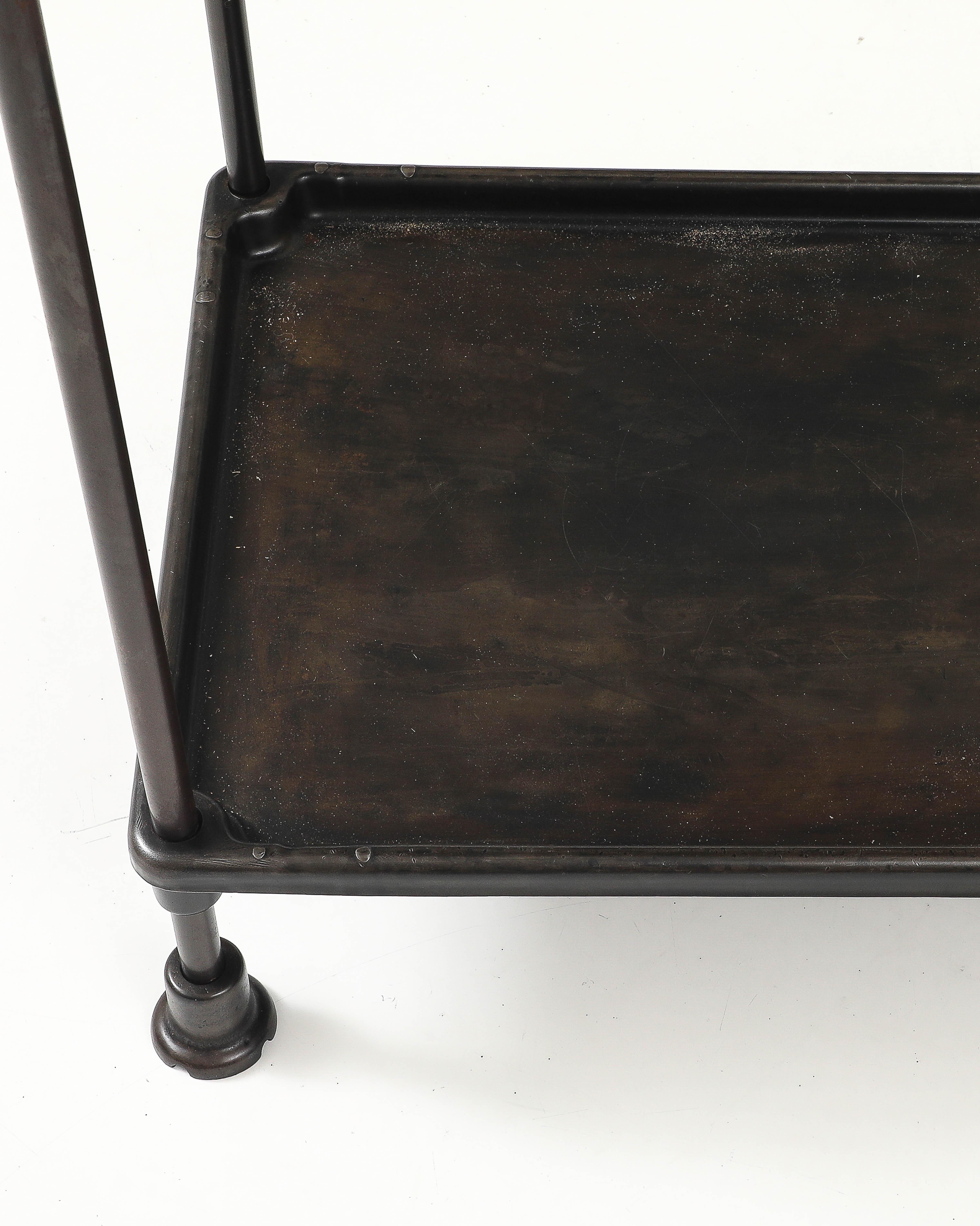 Patinated Cast Iron Side Table, United States, 20th C For Sale 11