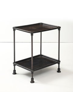Patinated Cast Iron Side Table, United States, 20th C