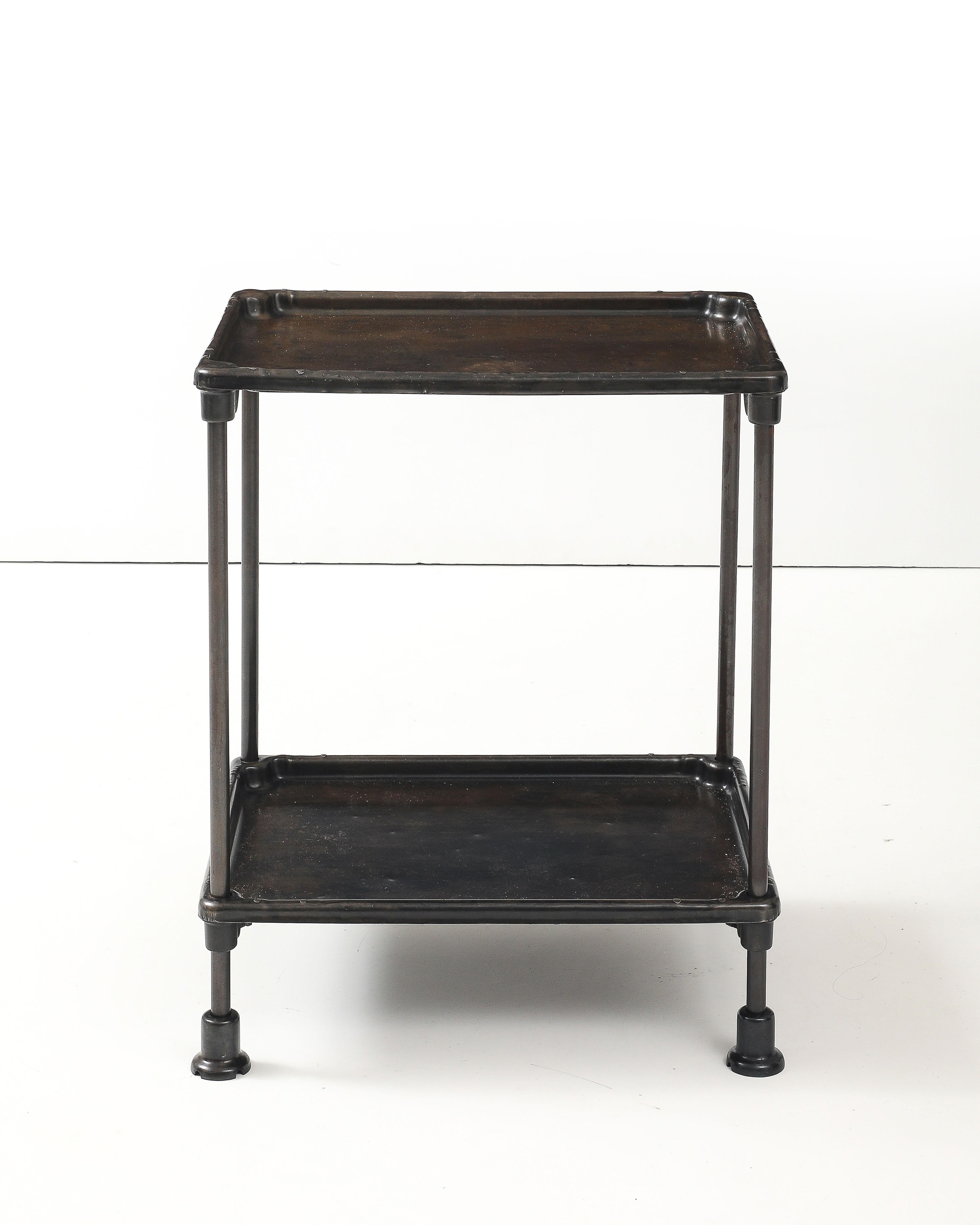 Patinated Cast Iron Side Table, United States, 20th C For Sale 2