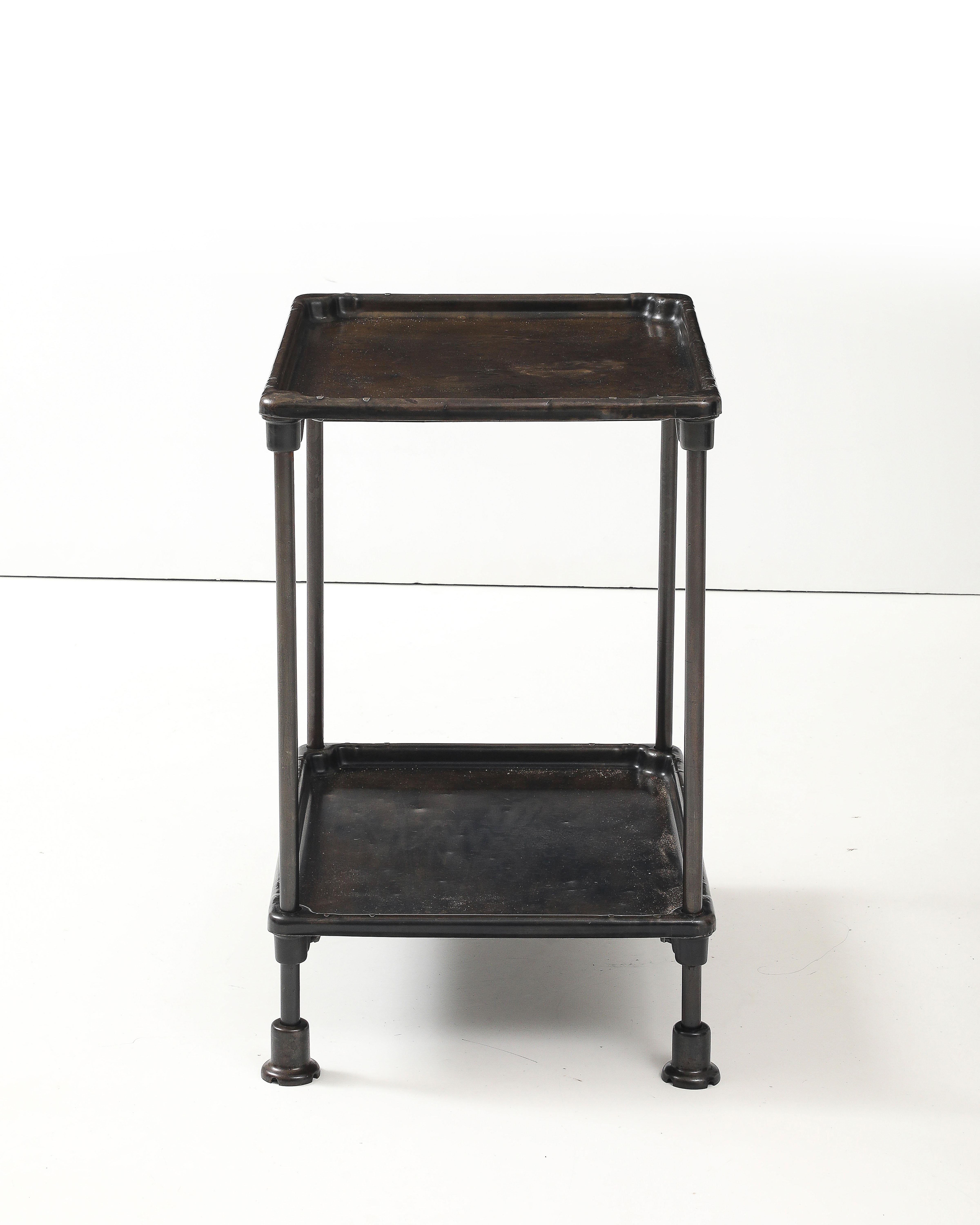 Patinated Cast Iron Side Table, United States, 20th C For Sale 3
