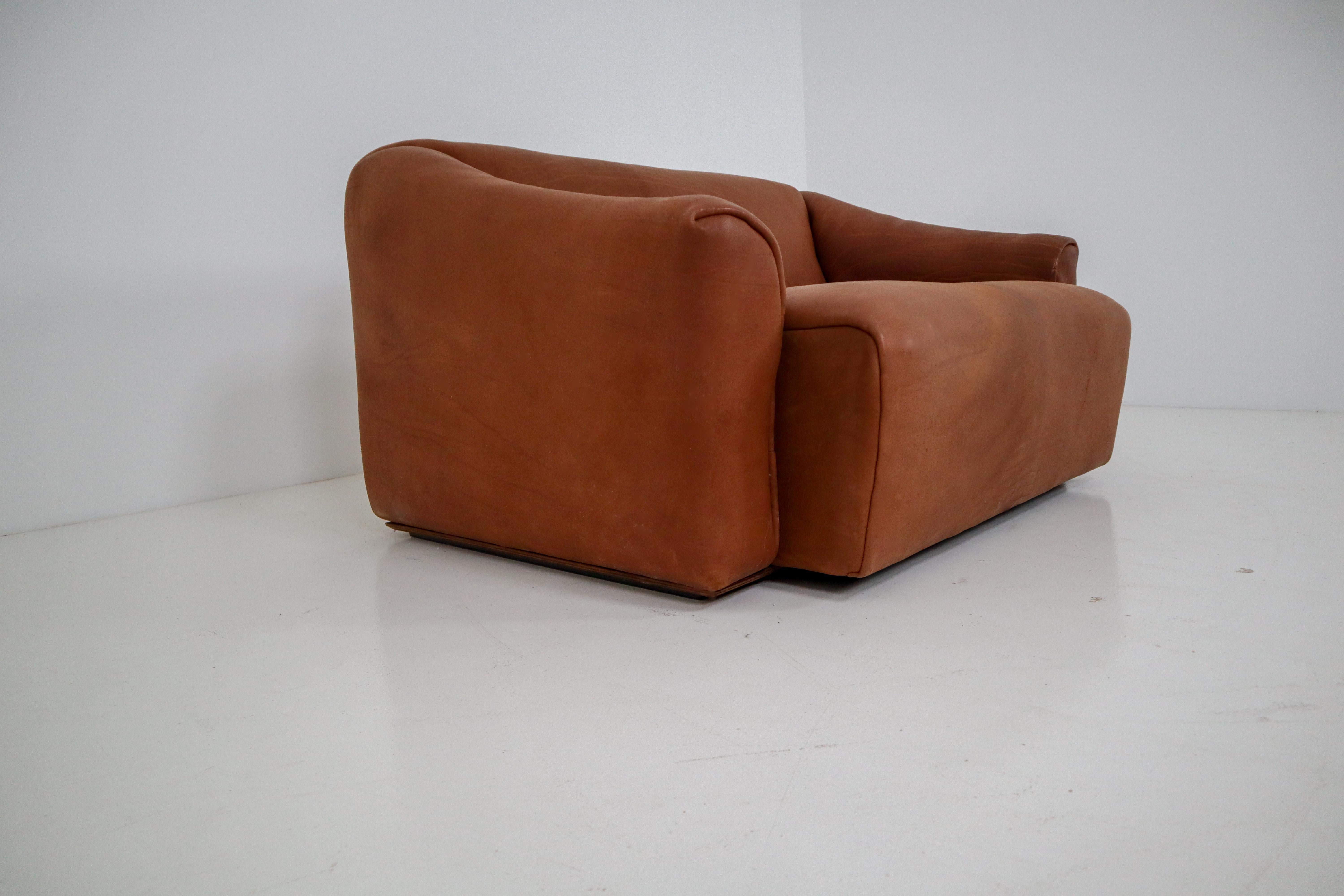 Patinated Cognac Leather 