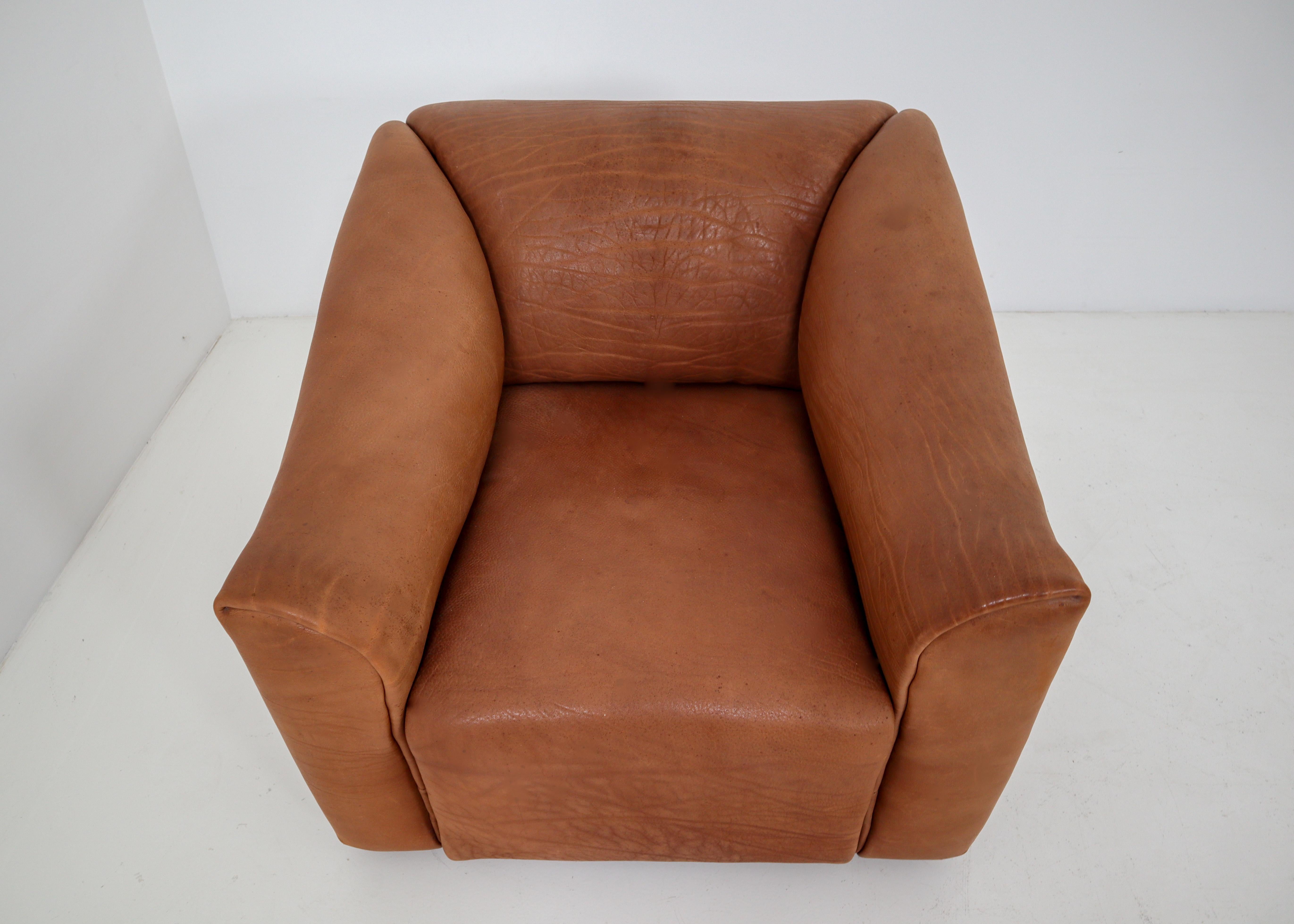 Patinated Cognac Leather 