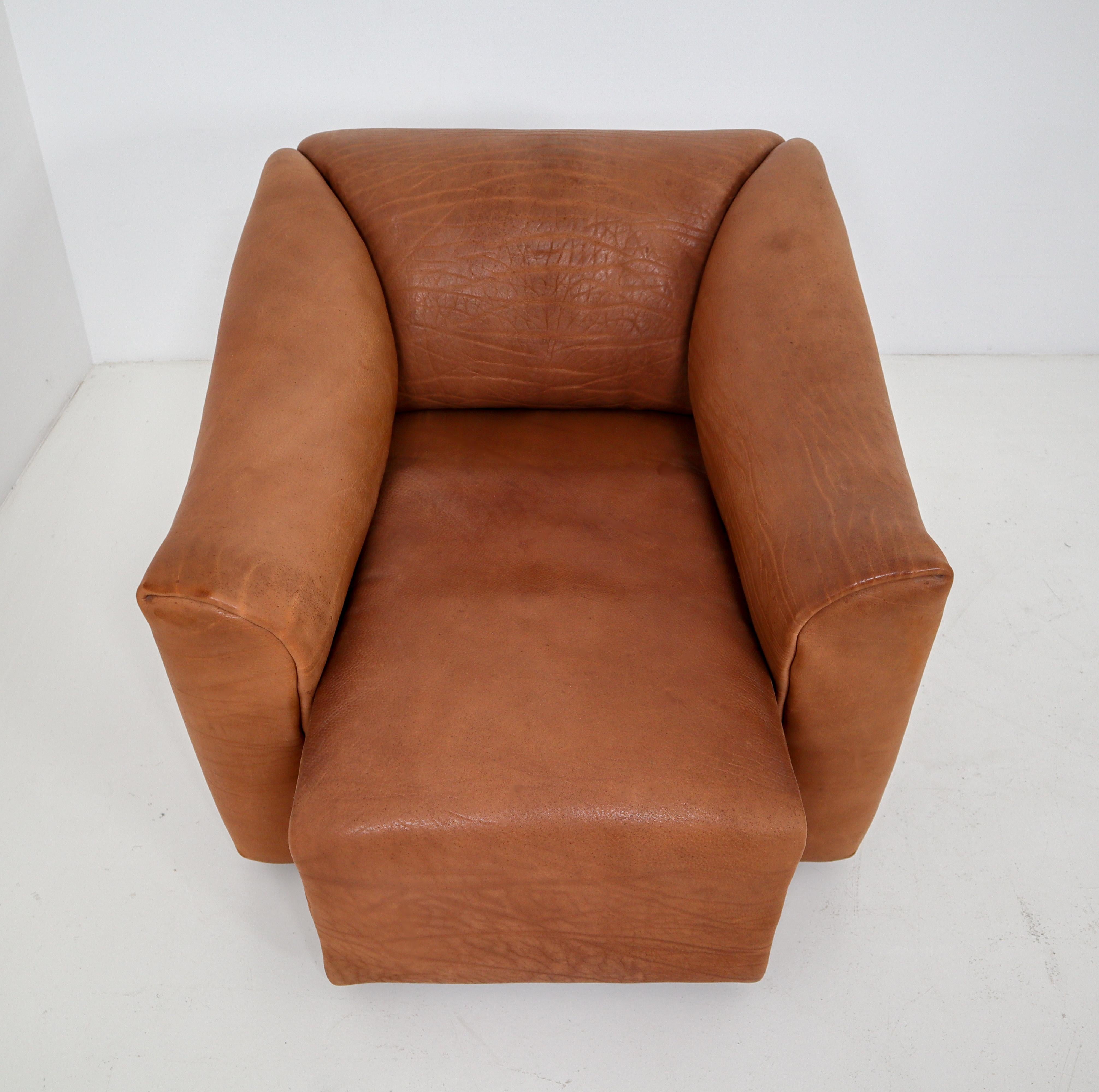 Patinated Cognac Leather 