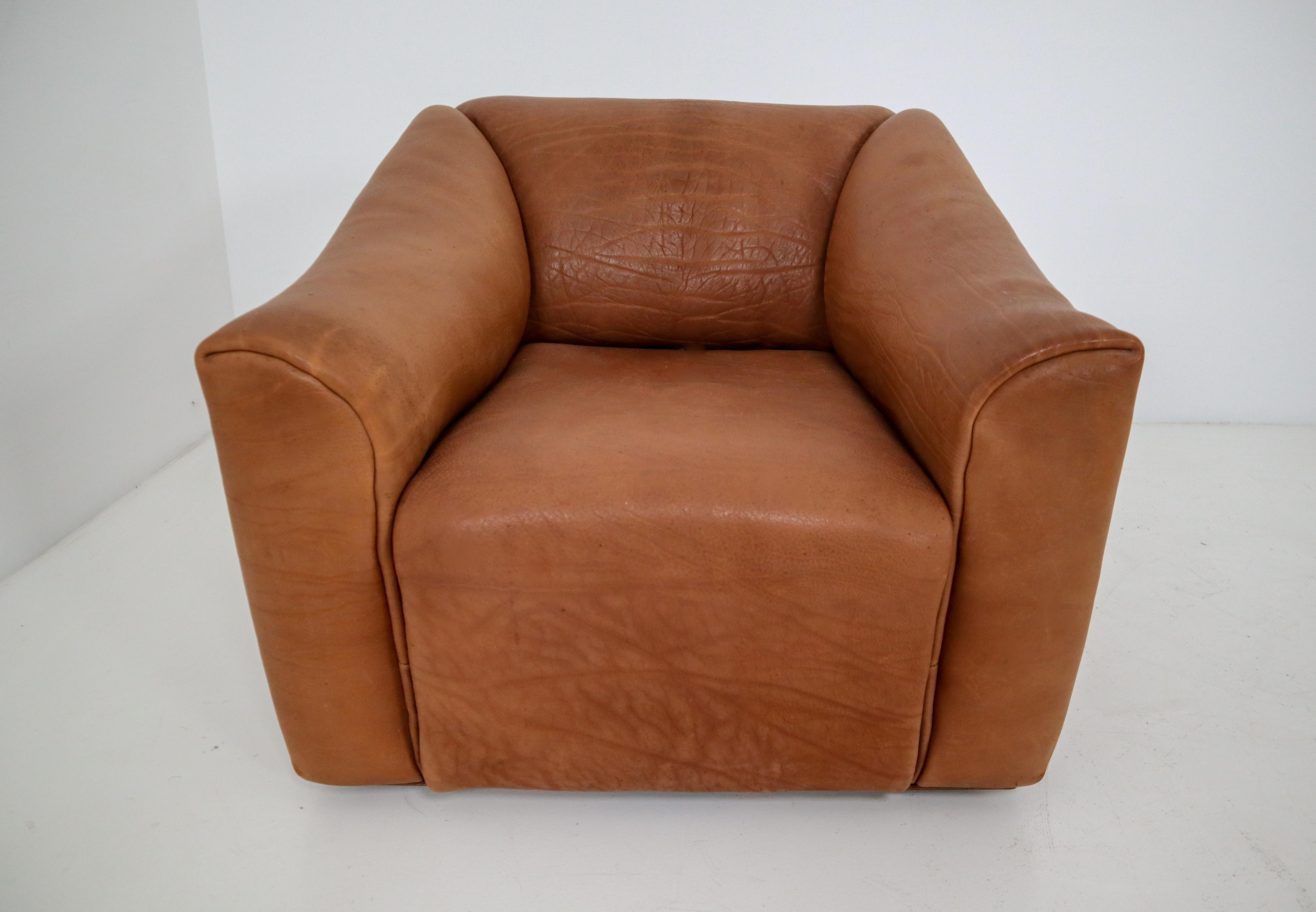 Patinated Cognac Leather 