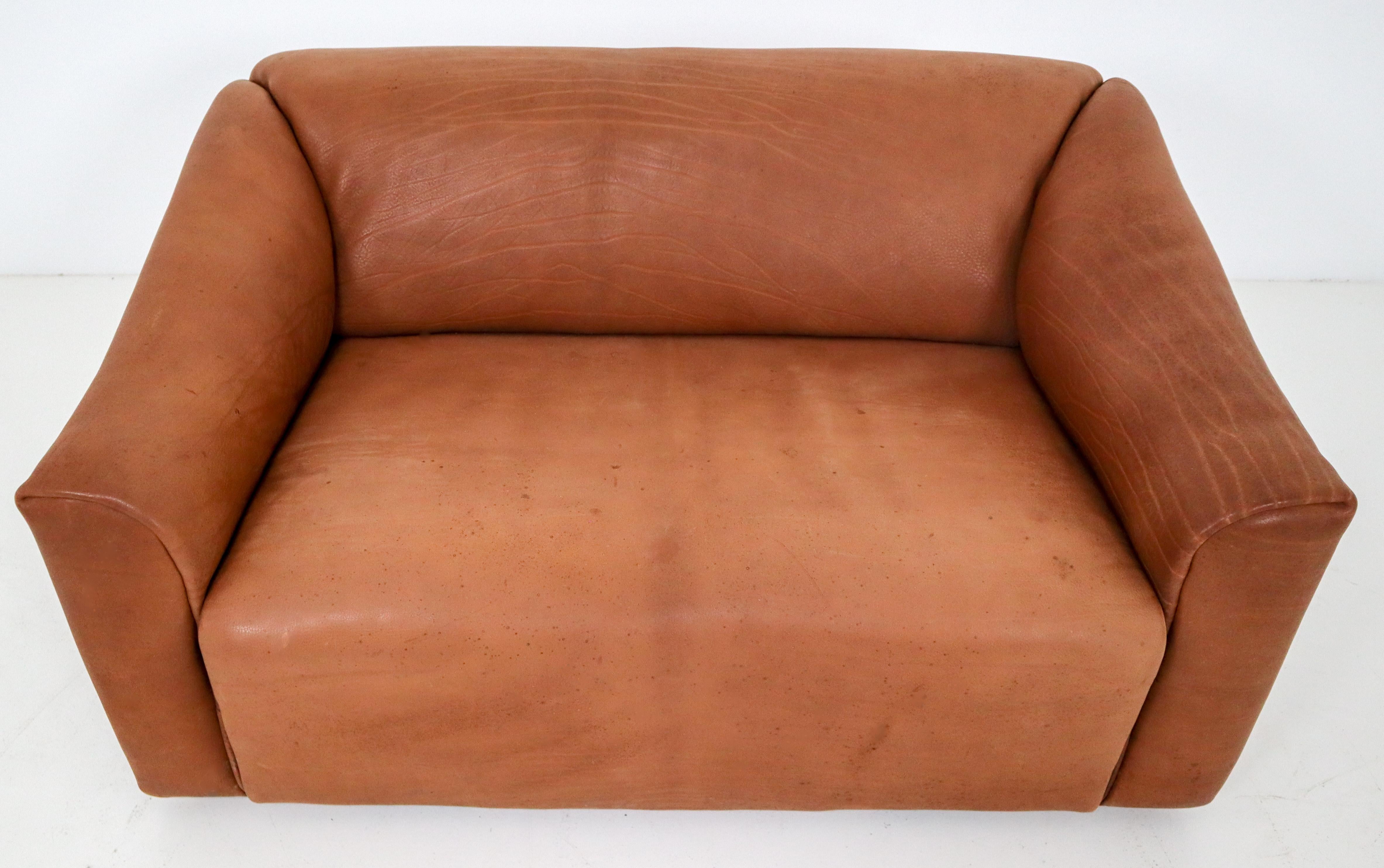 Patinated Cognac Leather 