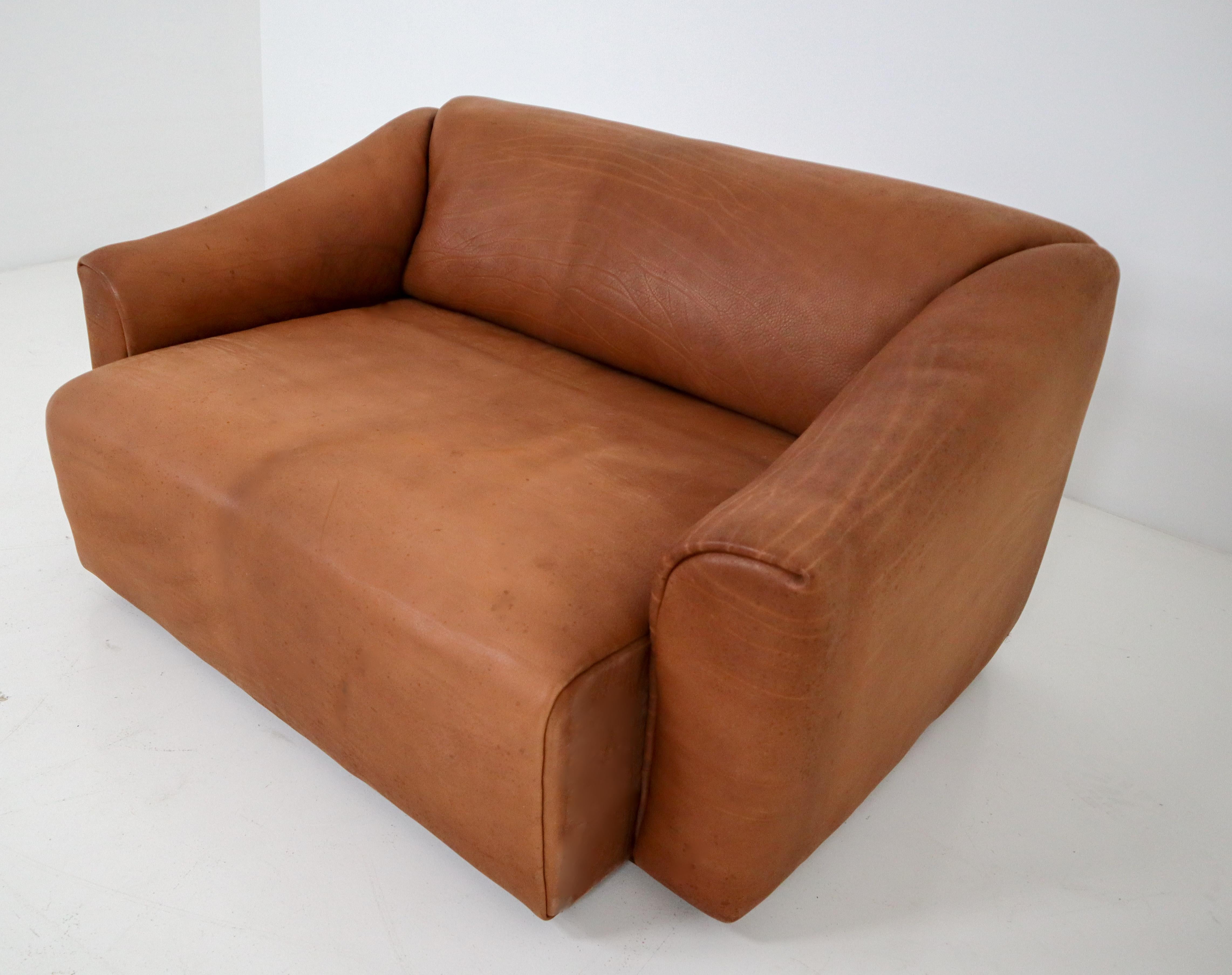 Patinated Cognac Leather 