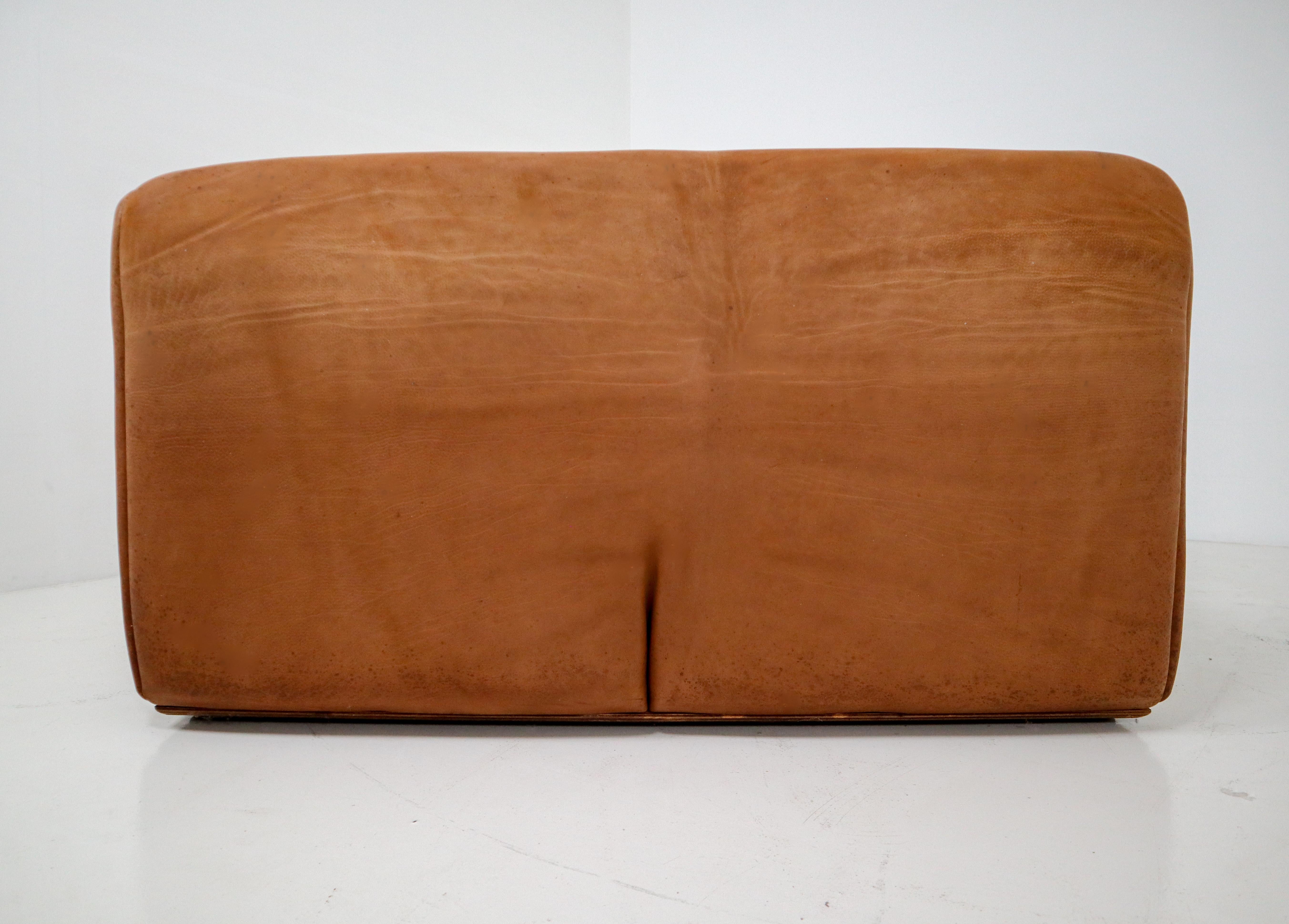 Patinated Cognac Leather 