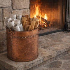 Patinated Copper Apple Kettle