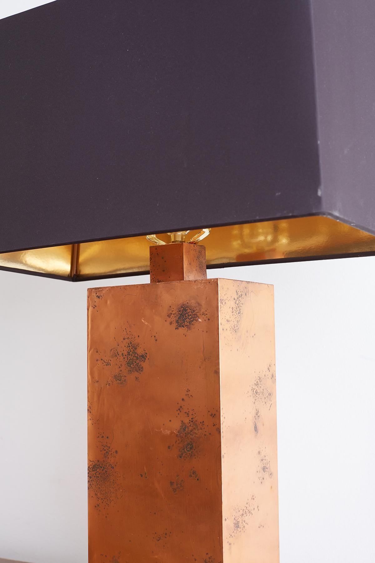 Patinated Copper Lamps by Arteriors Tanner Kenzie In Good Condition In Rio Vista, CA