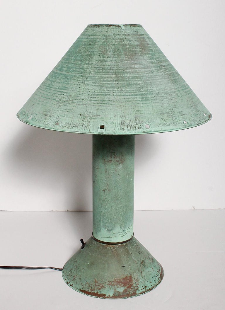 Electric Lantern Table Lamp//rust Patina Hand Finish by JRK LTD