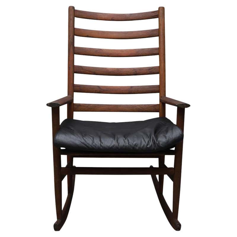 Ole Wanscher Danish Modern Model 120 Rocking Chair at 1stDibs | danish ...