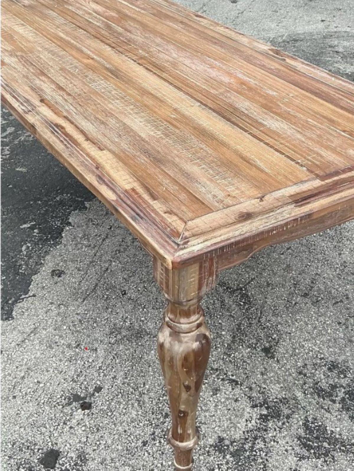 XXIe siècle et contemporain Table de ferme patinée en vente