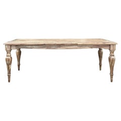 Mesa de granja patinada