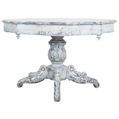 Patinated French Center Table