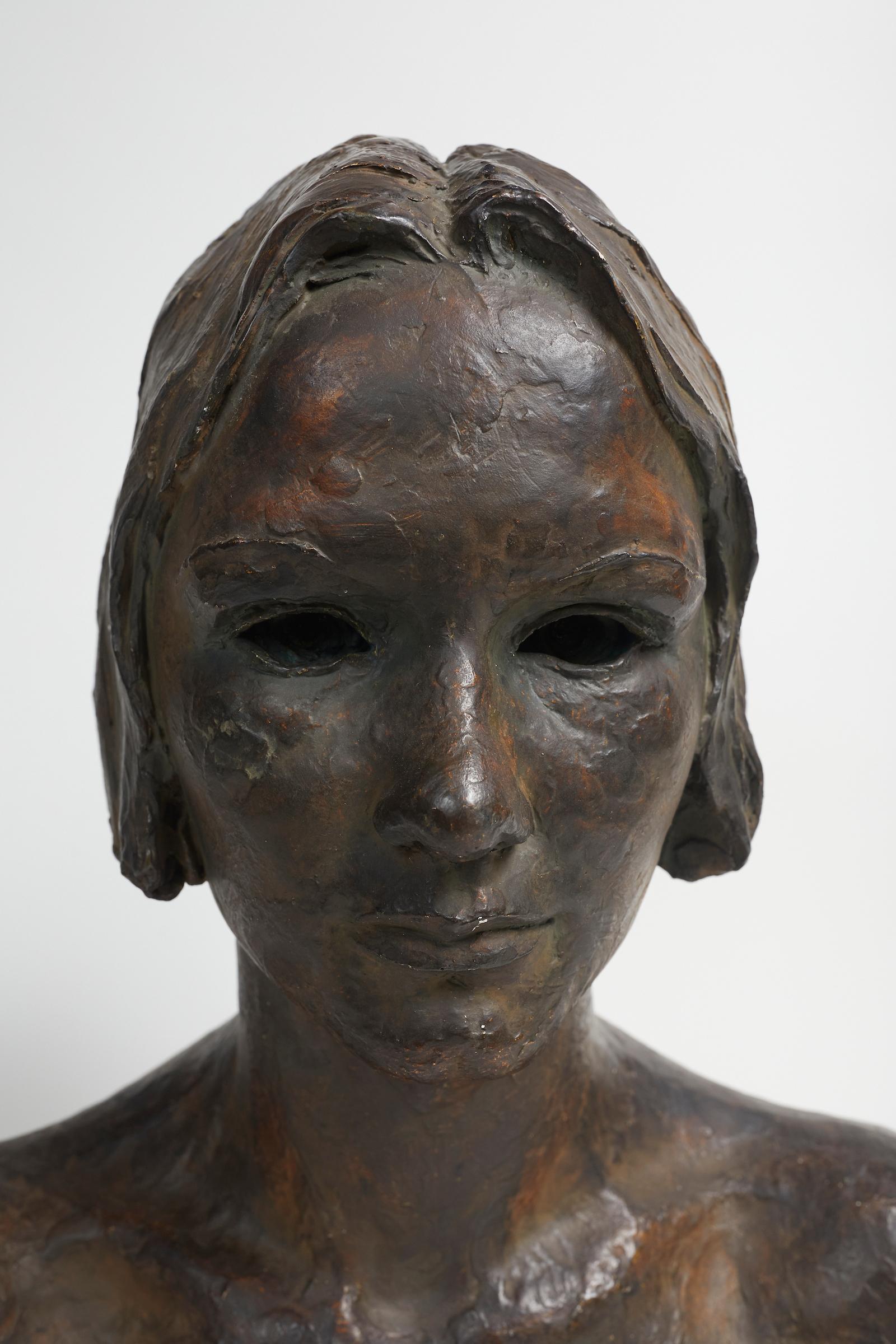 Plâtre Buste de femme en plâtre patiné d'Herbert McRae Miller en vente