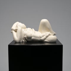 Patinierte Gipsstatue von Jan Keustermans