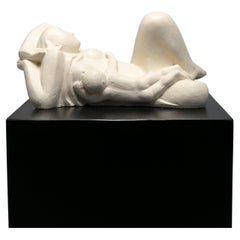 Patinierte Gipsstatue von Jan Keustermans