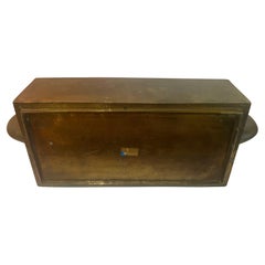 Patinated Solid Bronze Antique Swan Planter Jardiniere