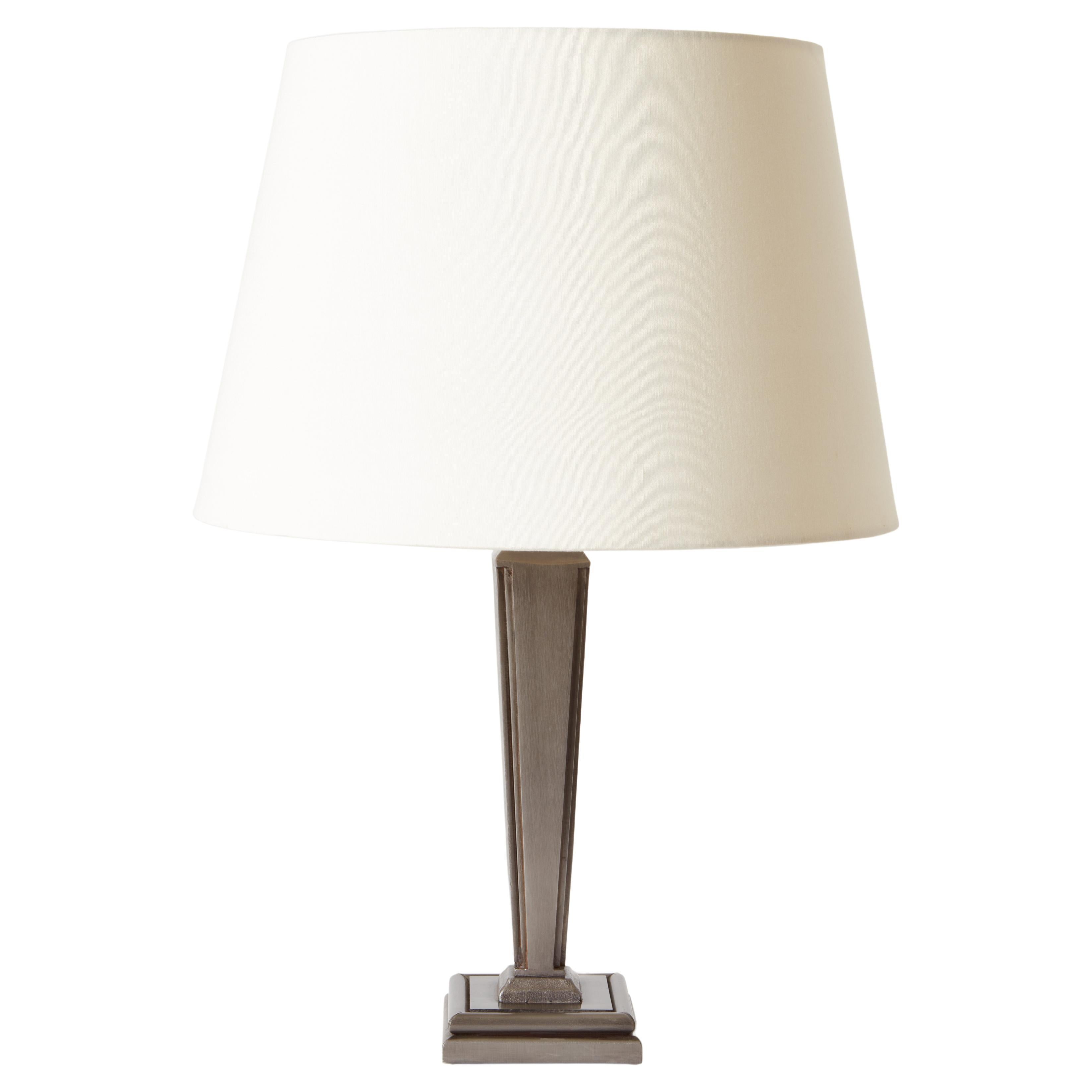 Contemporary Neoclassical 'Inverted' Table Lamp