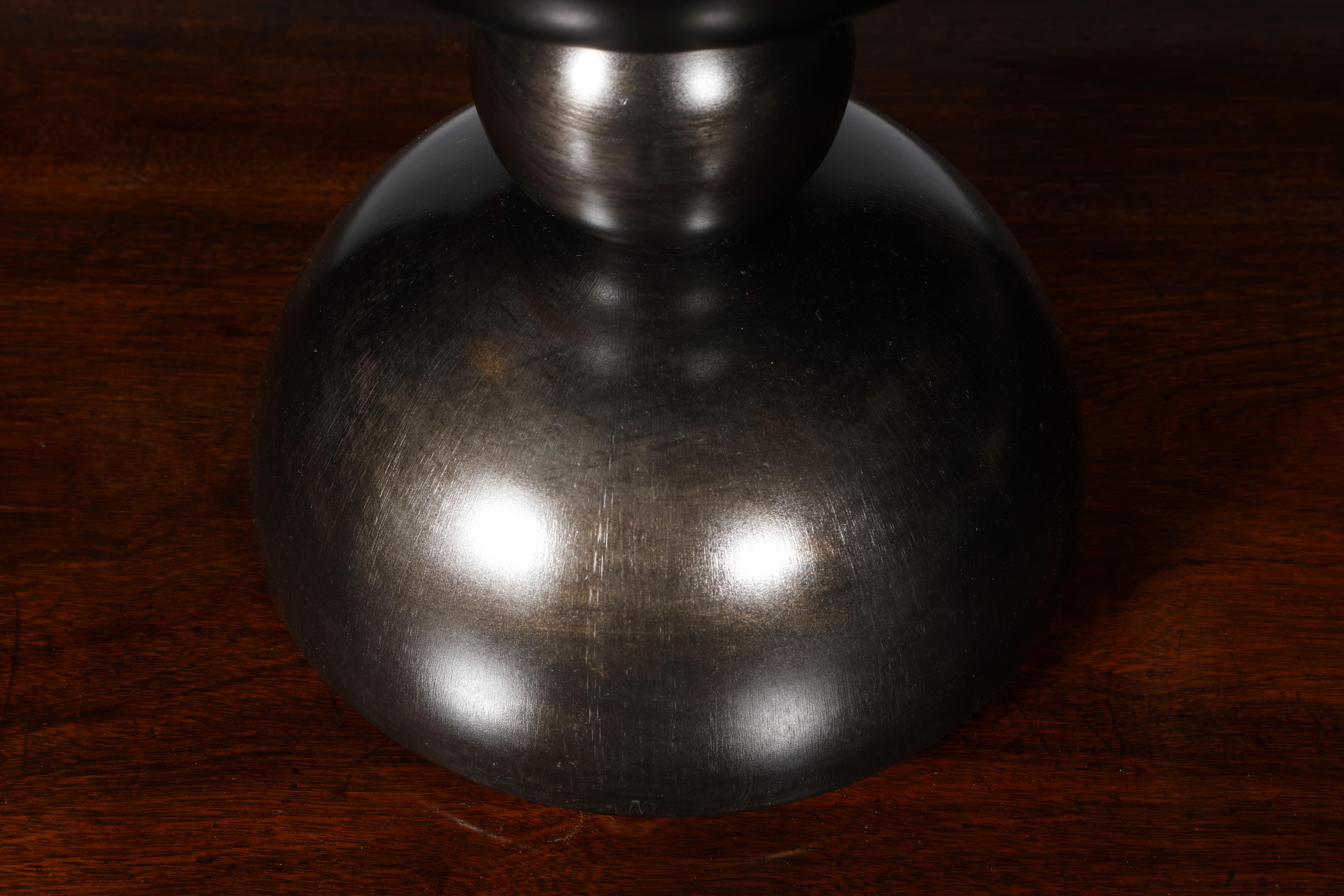 Contemporary Spherical Formed Table Lamp in the Manner of Constantin Brancusi In New Condition For Sale In Brooklyn, NY