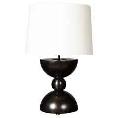 Contemporary Spherical Formed Table Lamp in the Manner of Constantin Brancusi