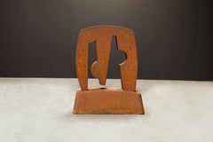 Patinated Steel Sculpture by Arnie Garborg, Signed and Dated 1997