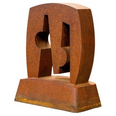 Used Patinated Steel Sculpture by Arnie Garborg, Signed and Dated 1997