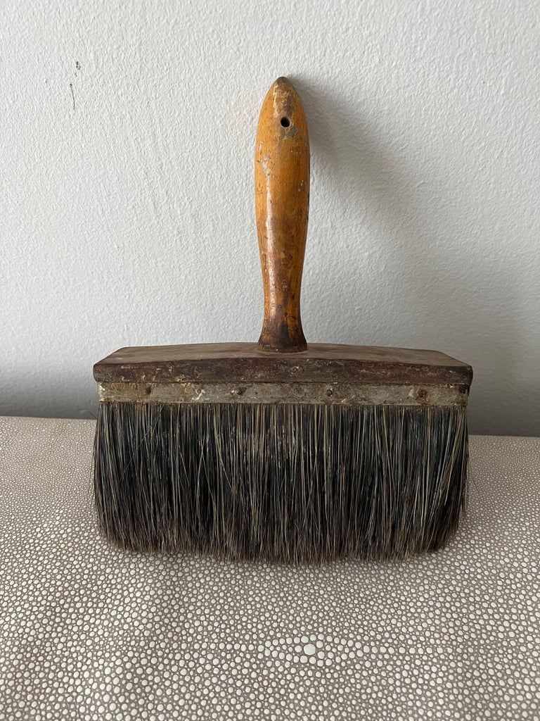 Hand Crafted Vintage Drafting Brush Wooden by West Vintage Trading
