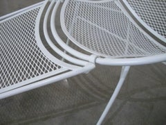 Patio Chaise Lounge by Maurizio Tempestini for Salterini in White