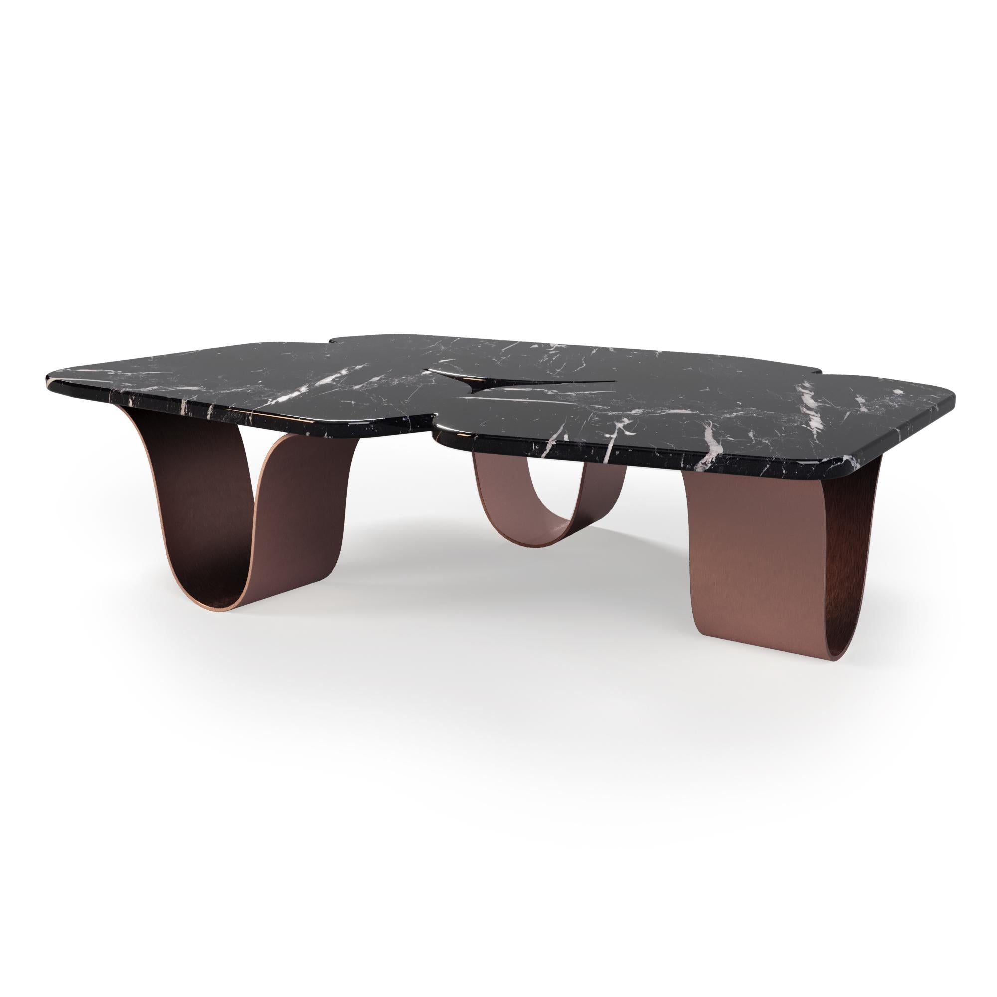 Mesa baja para patio con superficie de mármol verde en Nuevo estado para la venta en Santo Tirso, PT