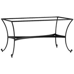 Patio, Garden, Kitchen or Dining Room Table in Wrought Iron. Indoor & Outdoor