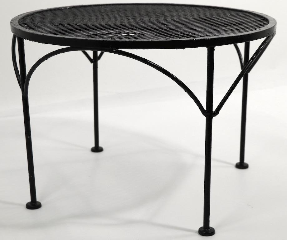 Mid-Century Modern Patio Garden Table by Salterini