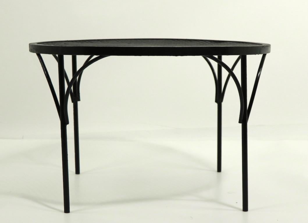 Patio Garden Table by Salterini In Good Condition In New York, NY
