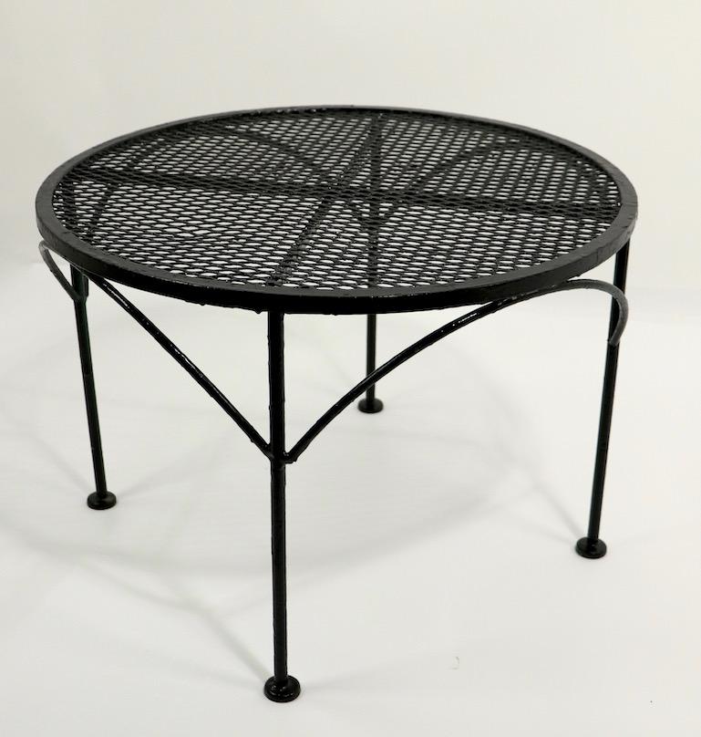 20th Century Patio Garden Table by Salterini