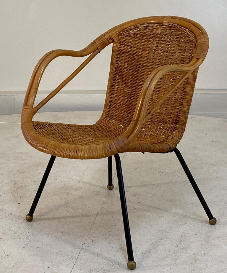 Patio Lounge Armchairs by Tropic Cane of Hong Kong For Sale at 1stDibs