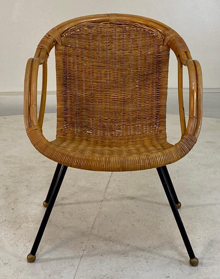 Patio Lounge Armchairs by Tropic Cane of Hong Kong For Sale at 1stDibs
