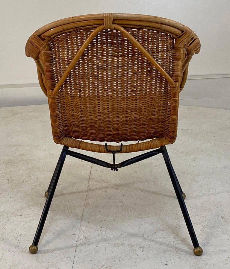 Patio Lounge Armchairs by Tropic Cane of Hong Kong For Sale at 1stDibs