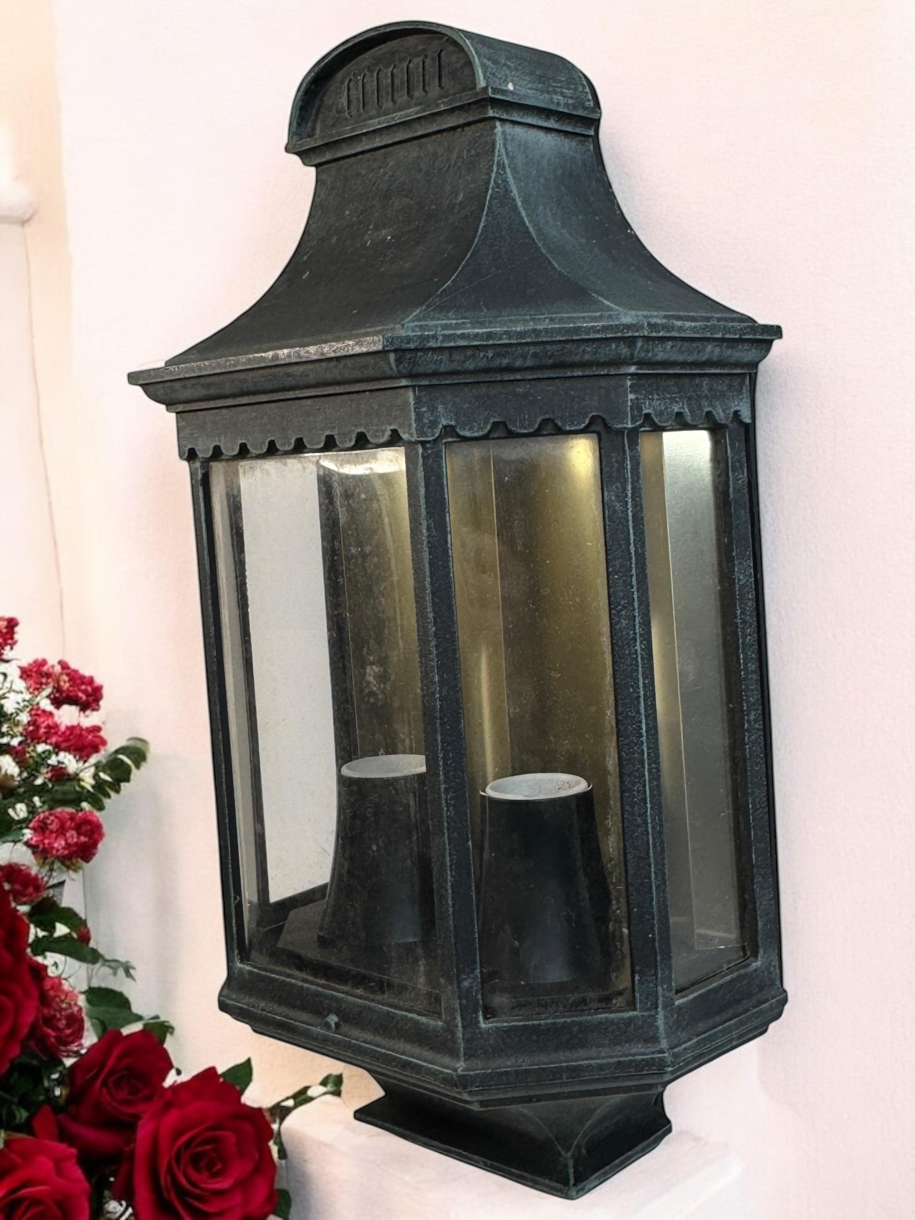 Patio or Outdoor Glass & Metal Wall Light Sconce, Germany, 1970s For Sale 4