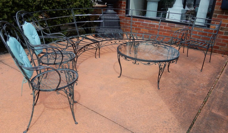 Patio Set Salterini Florentine Craft Studio 7 Pieces For Sale At