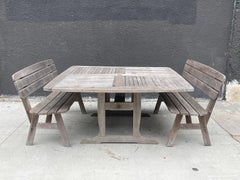 Patio Table & Benches by Jensen-Jarrah, Made in Australia
